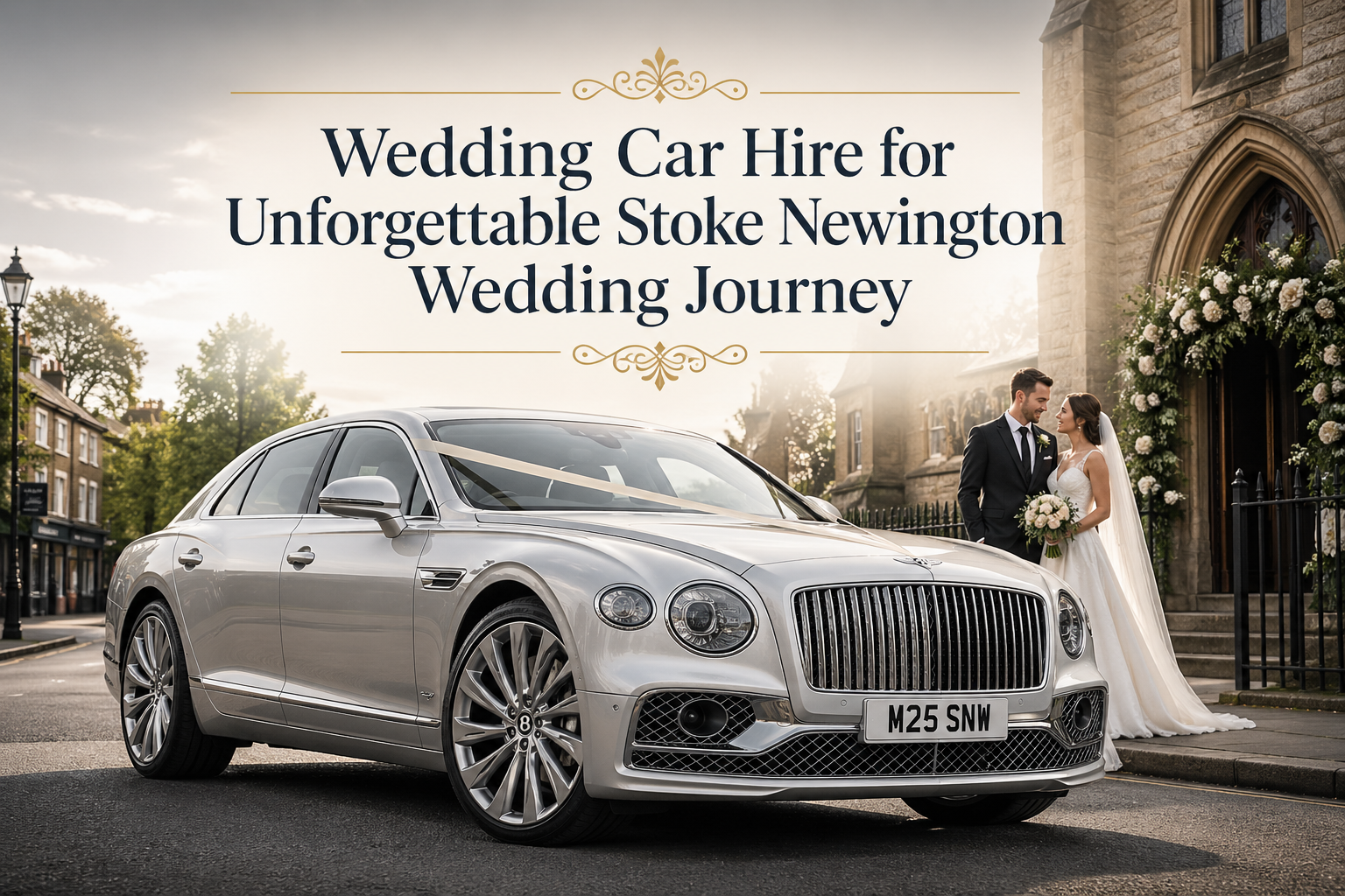 Luxury Wedding Car Hire in Stoke Newington for Elegance M25 Chauffeurs Ltd Professional Chauffeur Service United Kingdom Experience refined luxury with our wedding car hire in Stoke Newington. Arrive in style with a professional chauffeur for an elegant journey. today